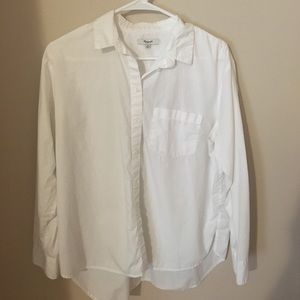 Madewell medium white button down